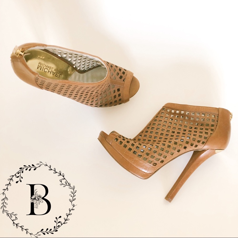 MICHAEL Kors Graham HighHeel Platform Caged Bootie